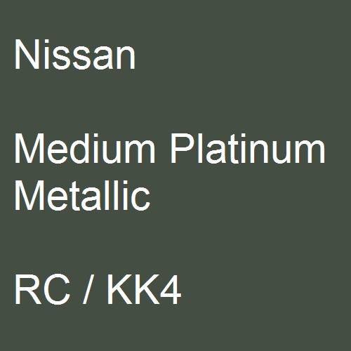 Nissan, Medium Platinum Metallic, RC / KK4.